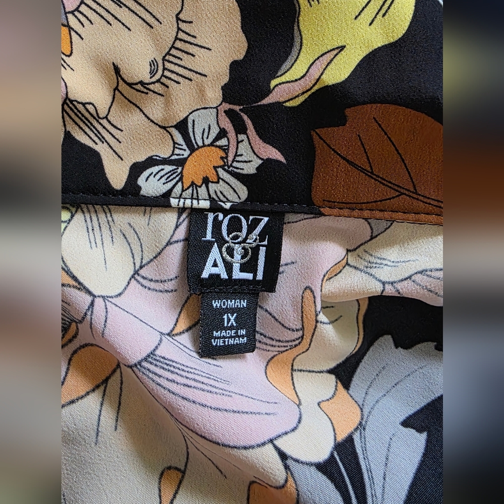 ROZ & ALI DUSTER SIZE 1X - Picture 8 of 8